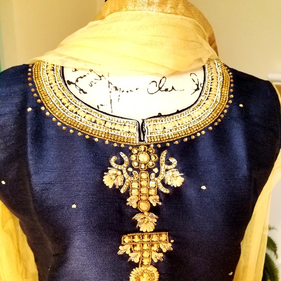 Dresses & Skirts - Designer Indo-Pak Party Wear Dress